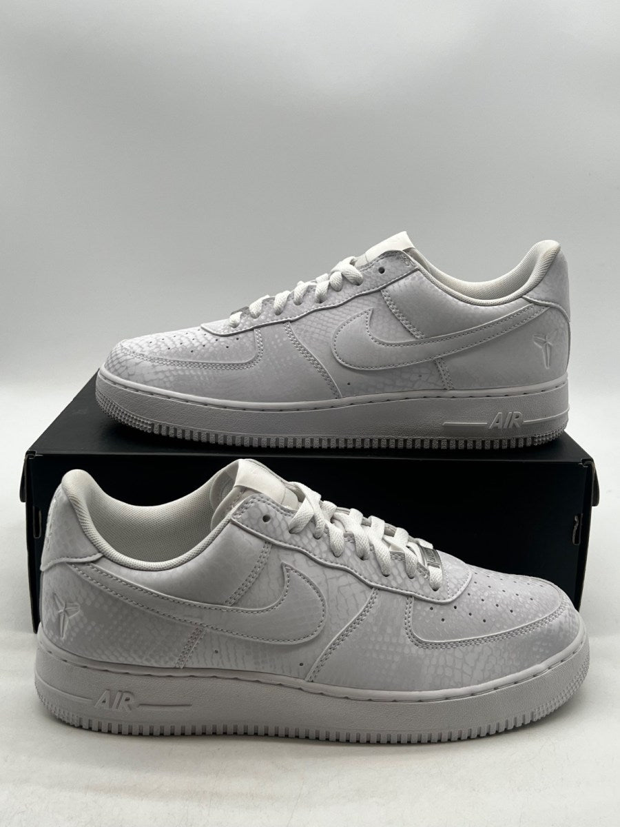 Nike Air Force 1 Low Kobe Bryant Forever White 11.5 (Lightly Worn Pre-Owned)NikeWhite/White - Image 1
