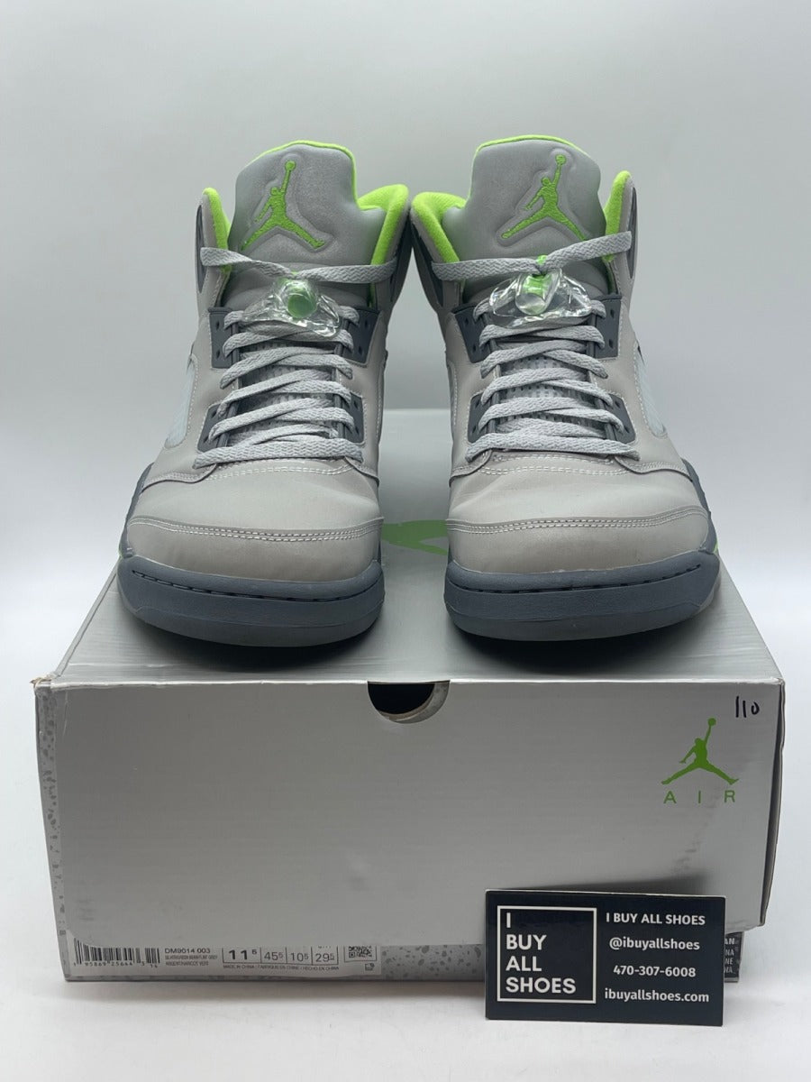 Jordan 5 Retro Green Bean (2022) 11.5 (Moderately Worn Pre-Owned) - Image 2