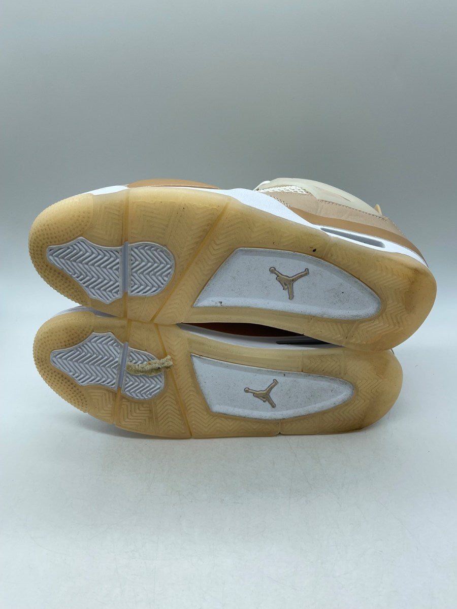 Jordan 4 Retro Shimmer (Women's) 11.5W (Moderately Worn Pre-Owned)JordanShimmer/Bronze Eclipse-Orange Quartz-Metallic Silver - Image 7