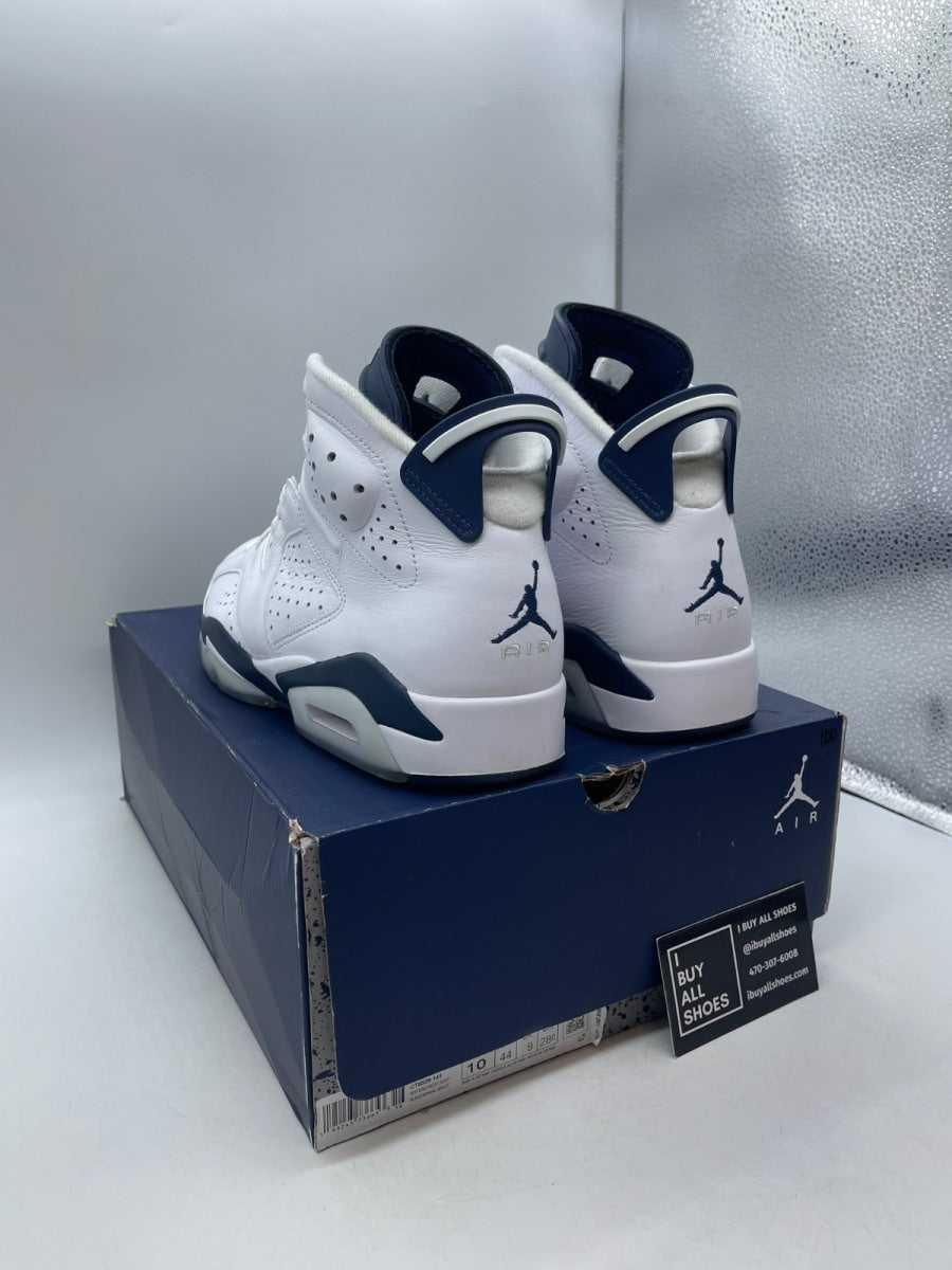 Jordan 6 Retro Midnight Navy (2022) 10 (Moderately Worn Pre-Owned) - Image 4