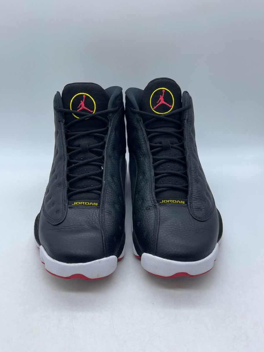 Jordan 13 Retro Playoffs (2023) 14 (Moderately Worn Pre-Owned)JordanBlack/Varsity Red-White-Vibrant Yellow - Image 2