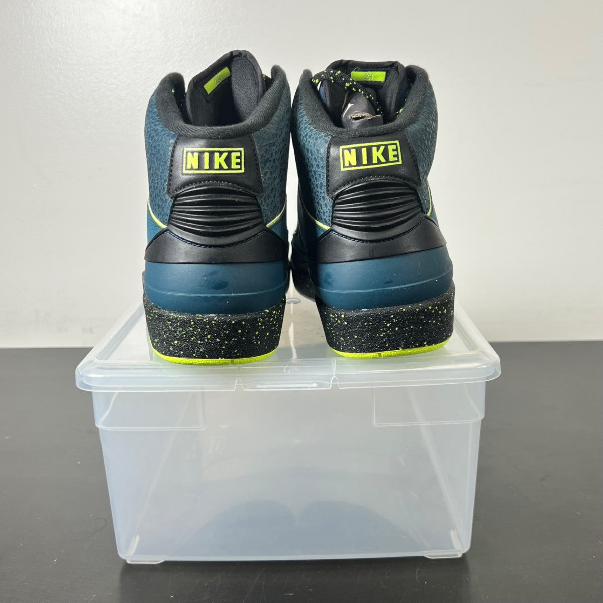 Jordan 2 Retro Nightshade 12 (New Pre-Owned)JordanNightshade/Volt Ice-Black-Pure Platinum - Image 4