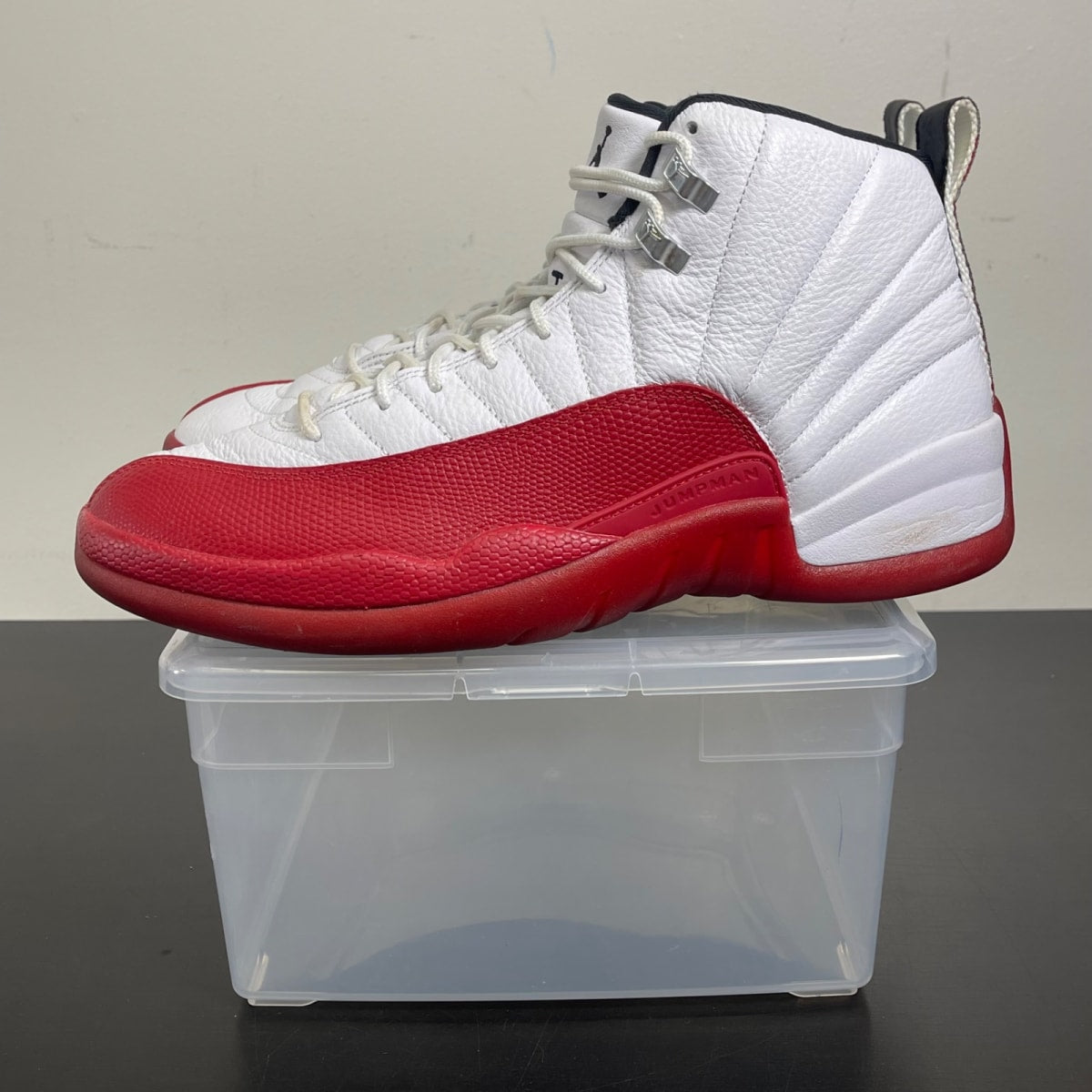 Jordan 12 Retro Cherry (2023) 12 (Moderately Worn Pre-Owned)JordanWhite/Black/Varsity Red - Image 3