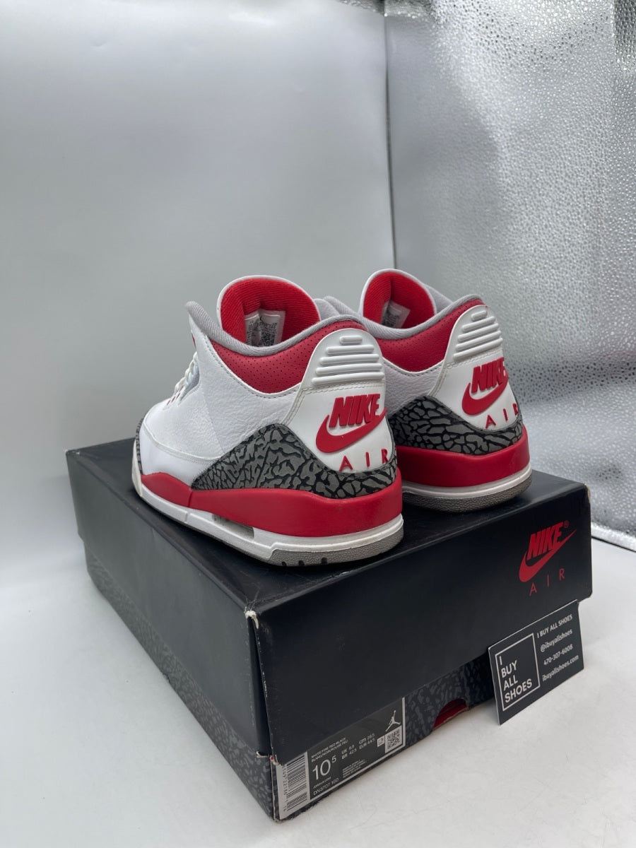 Jordan 3 Retro Fire Red (2022) 10.5 (Heavily Worn Pre-Owned) - Image 4