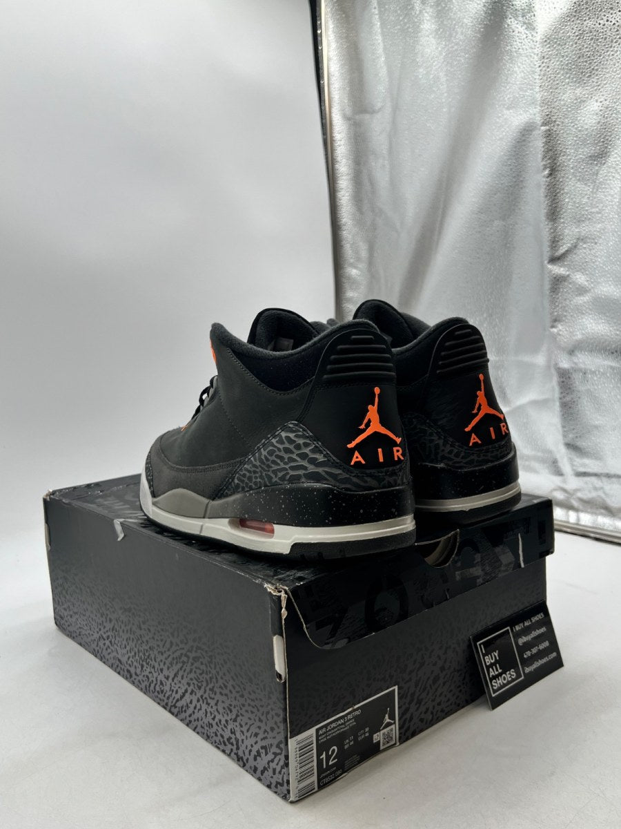 Jordan 3 Retro Fear Pack (2023) 12 (Lightly Worn Pre-Owned) - Image 4