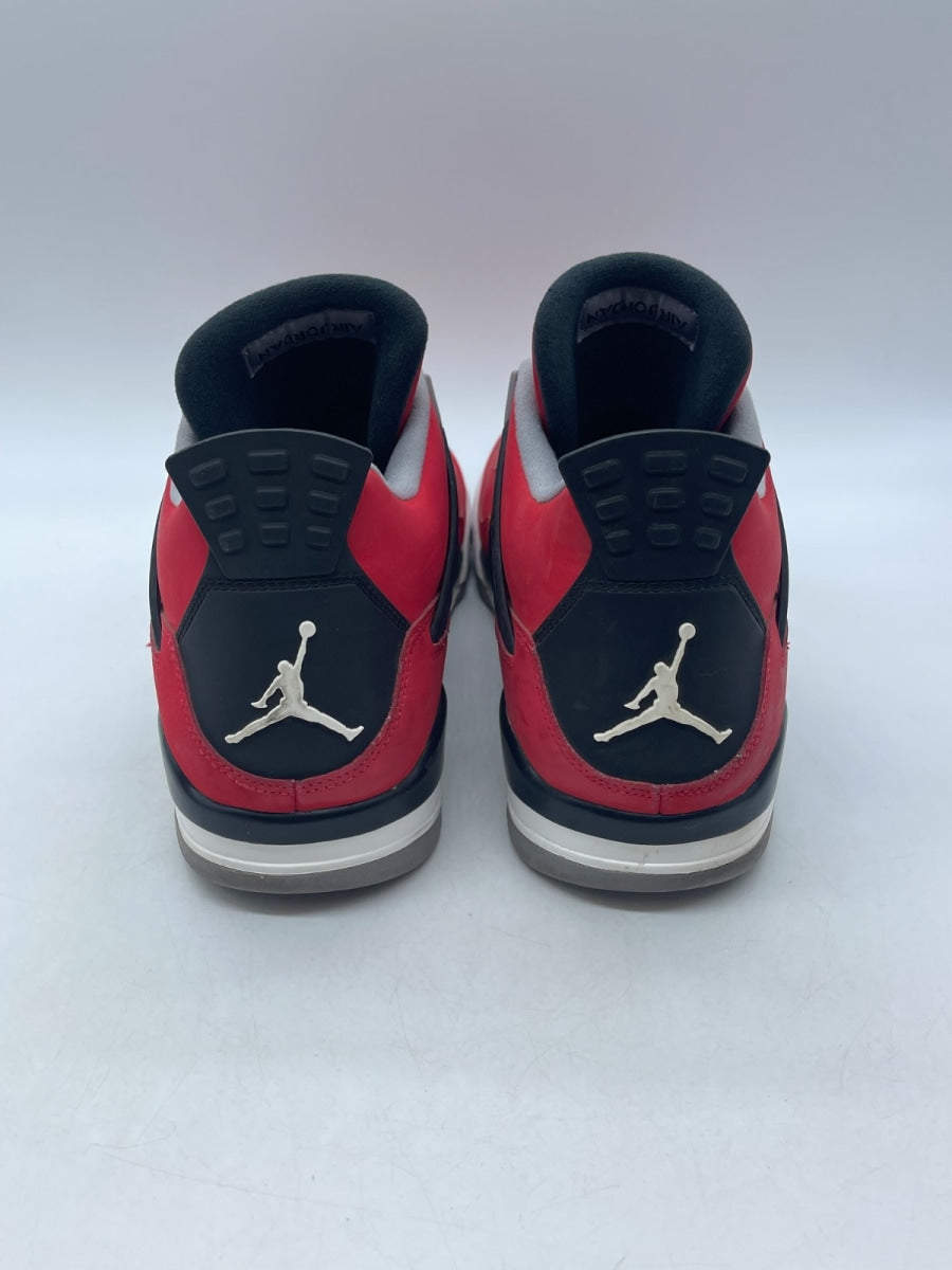 Jordan 4 Retro Toro Bravo 13 (Moderately Worn Pre-Owned)JordanFire Red/White-Black-Cement Grey - Image 3