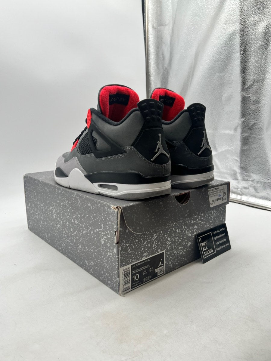 Jordan 4 Retro Infrared 10 (Lightly Worn Pre-Owned) - Image 4