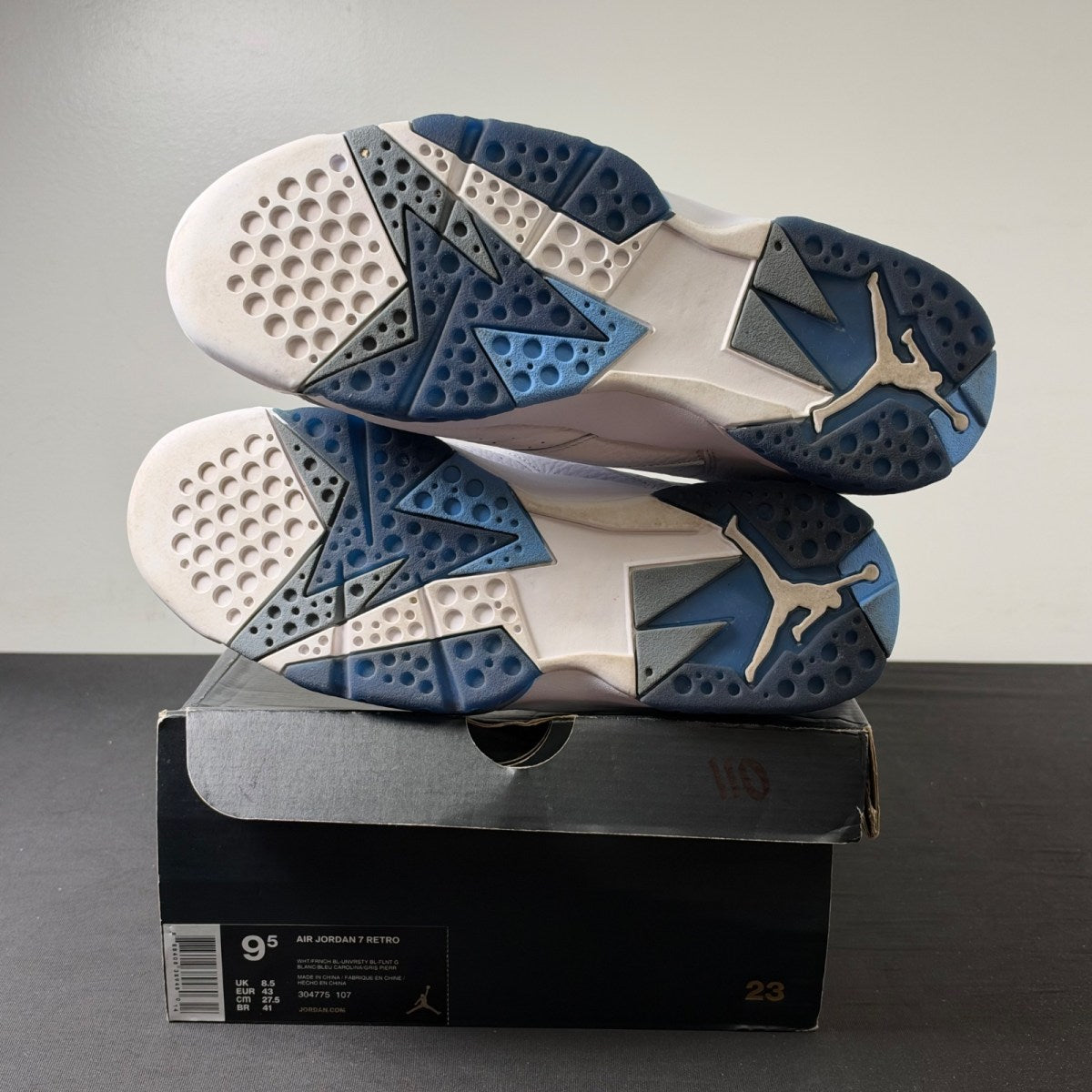 Jordan 7 Retro French Blue (2015) (Size 9.5) - Image 5