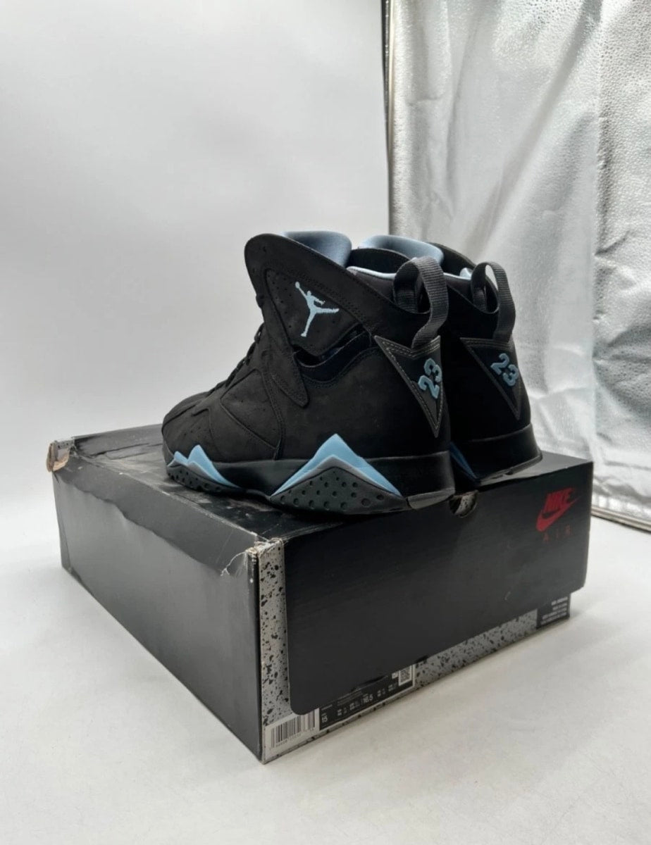 Jordan 7 Retro Chambray (2023) 15 (Moderately Worn Pre-Owned)JordanBlack/Chambray/Light Graphite - Image 6
