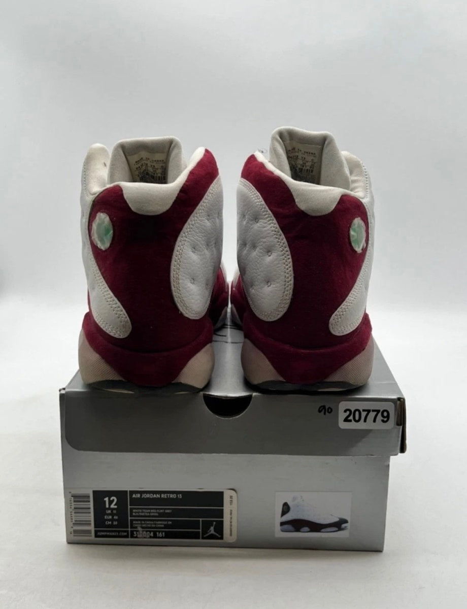 Jordan 13 Retro Grey Toe (2005) 12 (Heavily Worn Pre-Owned)JordanWhite/Team Red-Flint Grey - Image 5