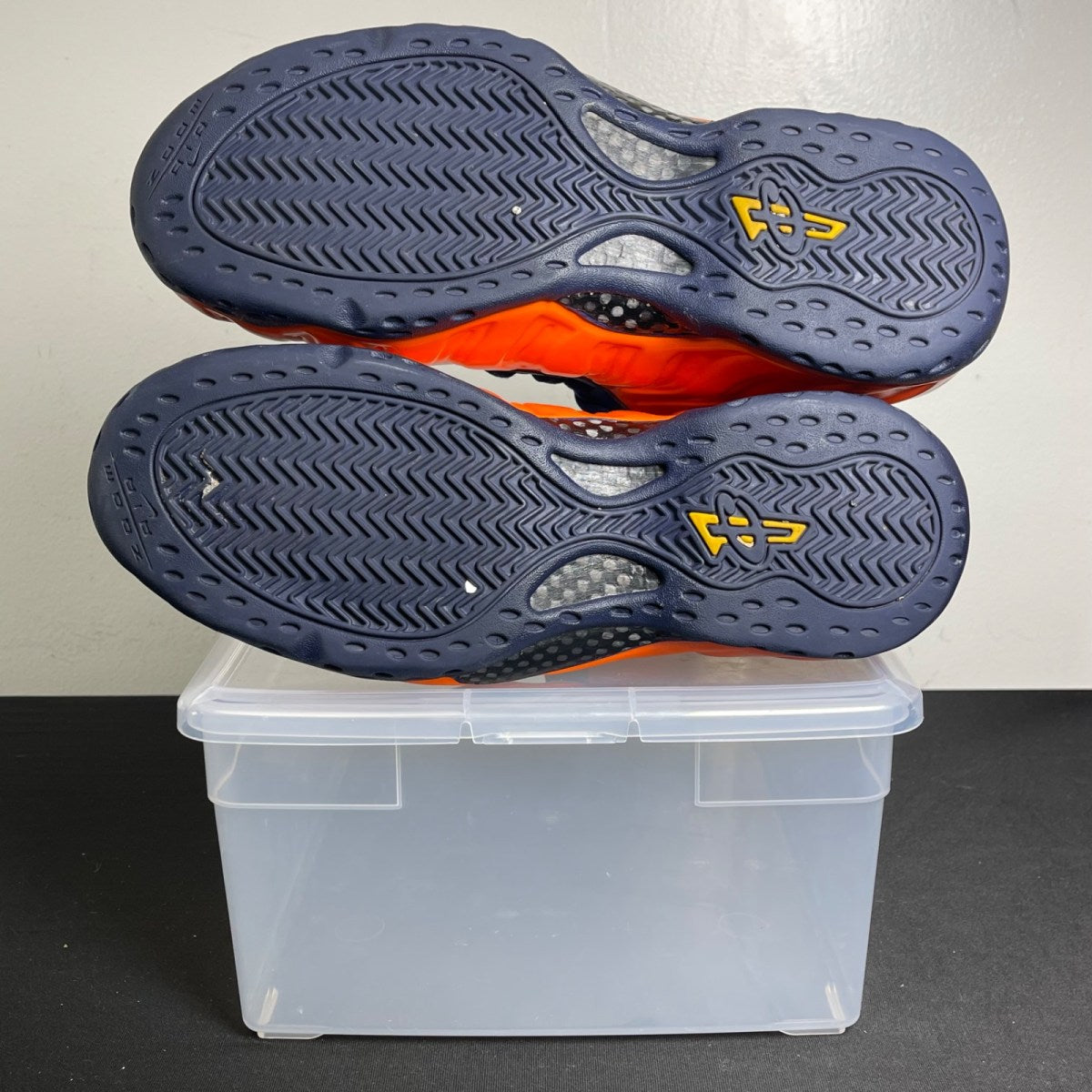 Nike Air Foamposite One Blue Void Rugged Orange (Size 10) - Image 5