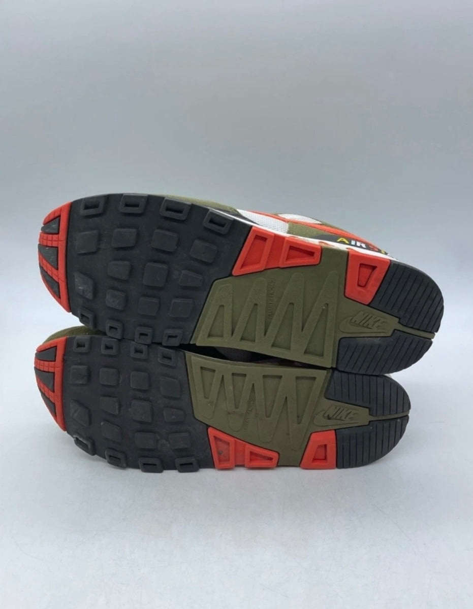 Nike Air Stab Sable Green Wild Mango 7 (Heavily Worn Pre-Owned)NikeWhite/Wild Mango-Pilgrim-Sable Green - Image 7