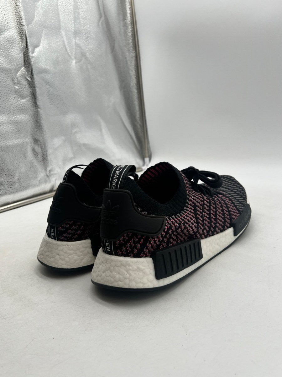 adidas NMD R1 STLT Black Grey Solar Pink 13 (Lightly Worn Pre-Owned) - Image 3