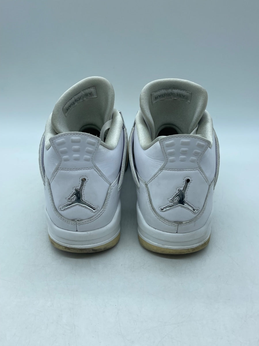 Jordan 4 Retro Pure Money (2017) 10.5 (Moderately Worn Pre-Owned)JordanWhite/Metallic Silver-Pure Platinum - Image 3