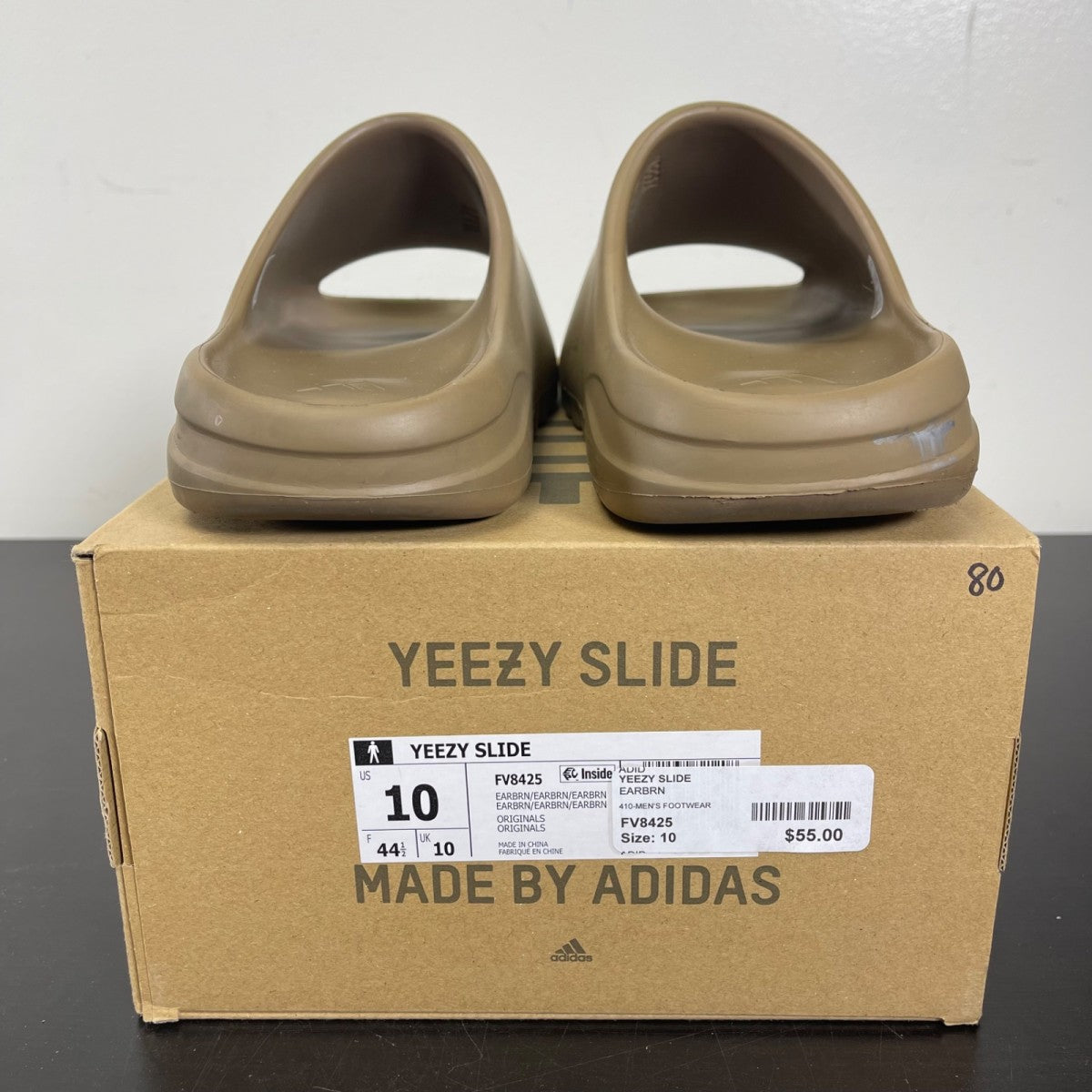 adidas Yeezy Slide Earth Brown 10 (Moderately Worn Pre-Owned)adidasEarth Brown/Earth Brown/Earth Brown - Image 4