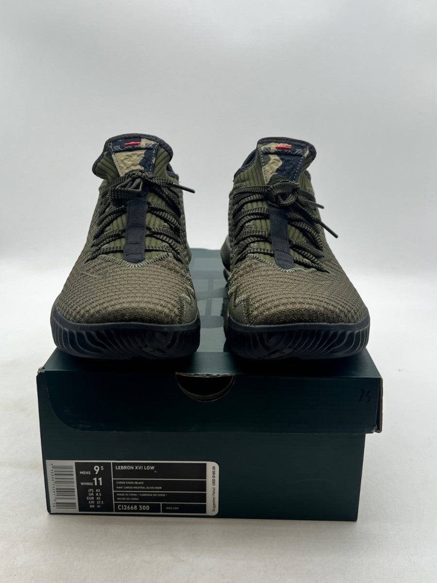 Nike LeBron 16 Low Camo 9.5 (Lightly Worn Pre-Owned) - Image 2