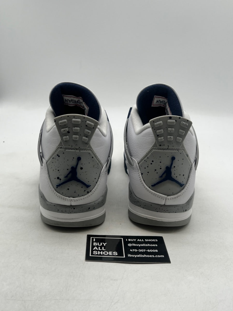 Jordan 4 Retro Midnight Navy 9.5 (Lightly Worn Pre-Owned) - Image 3