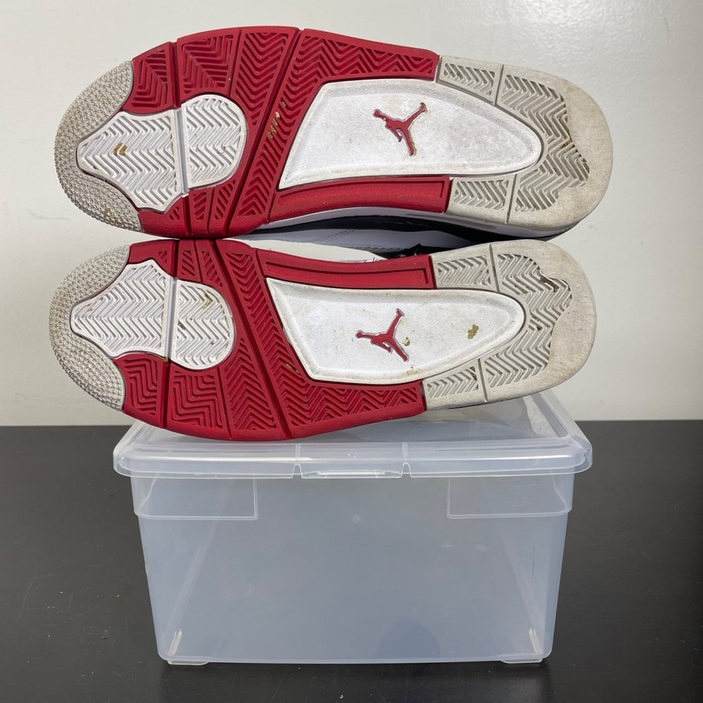 Jordan 4 Retro Fire Red (2012) 10 (Moderately Worn Pre-Owned)JordanWhite/Varsity Red-Black - Image 5
