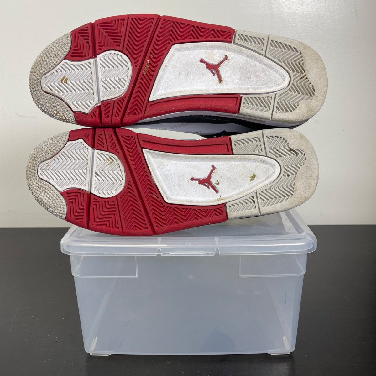Jordan 4 Retro Fire Red (2012) 10 (Moderately Worn Pre-Owned)JordanWhite/Varsity Red-Black - Image 5