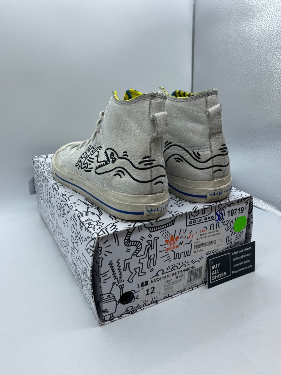 Keith Haring x adidas Nizza High RF 'Pop Art' 12 (Moderately Worn Pre-Owned) - Image 4