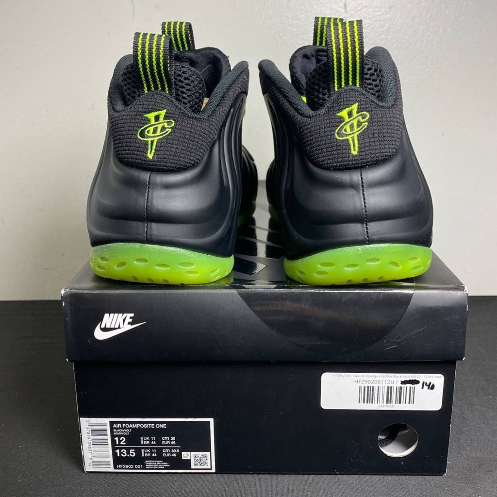 Nike Air Foamposite One Black Volt (Size 12) - aux