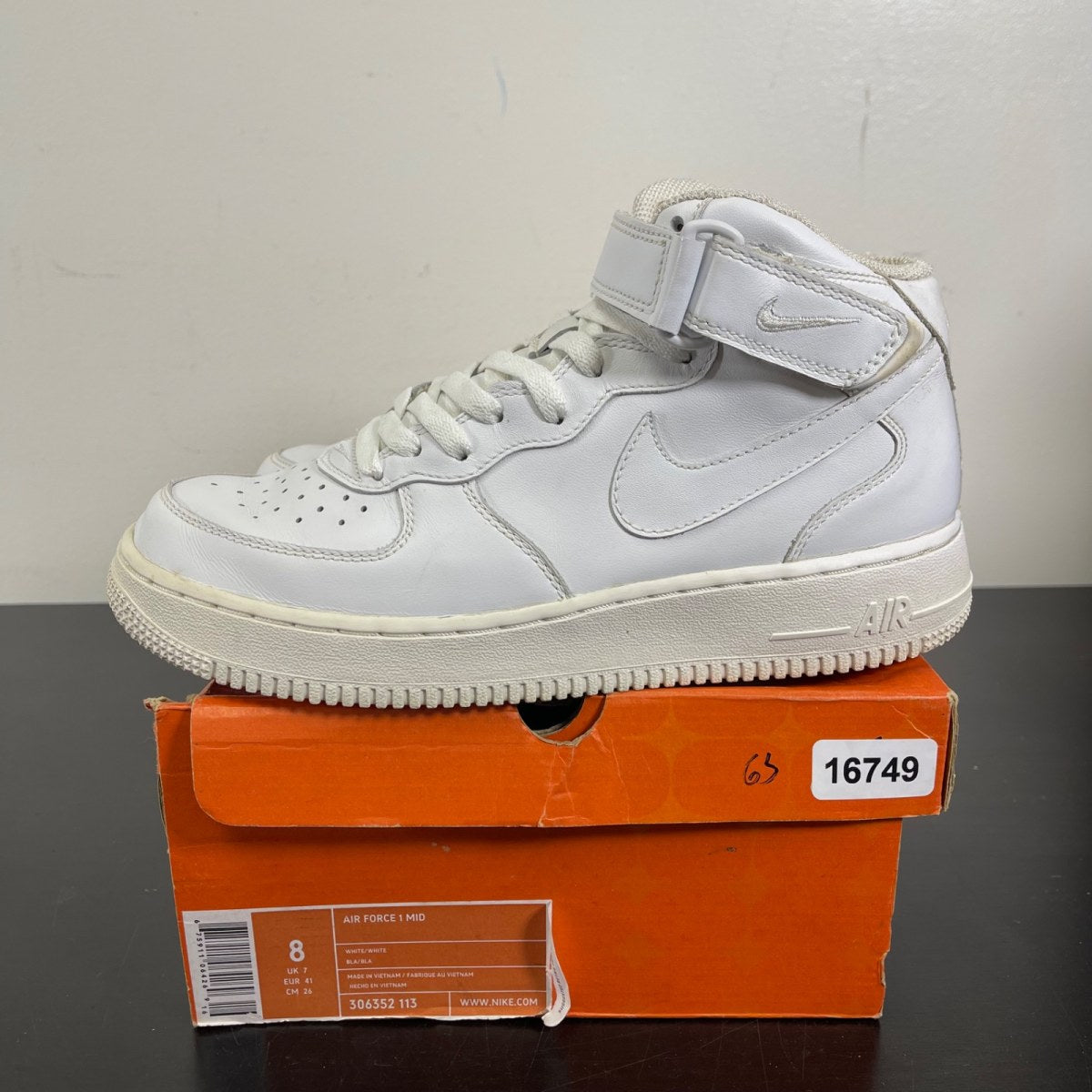Nike Air Force 1 Mid 8 (Moderately Worn Pre-Owned)Nike - Image 3