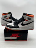 Jordan 1 Retro High Electro Orange 11 (Lightly Worn Pre-Owned)JordanWhite/Electro Orange-Black - Image 1