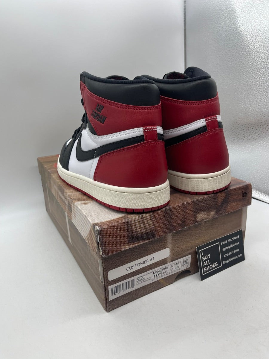 Jordan 1 Retro High OG Black Toe Reimagined 10.5 (Moderately Worn Pre-Owned) - Image 4