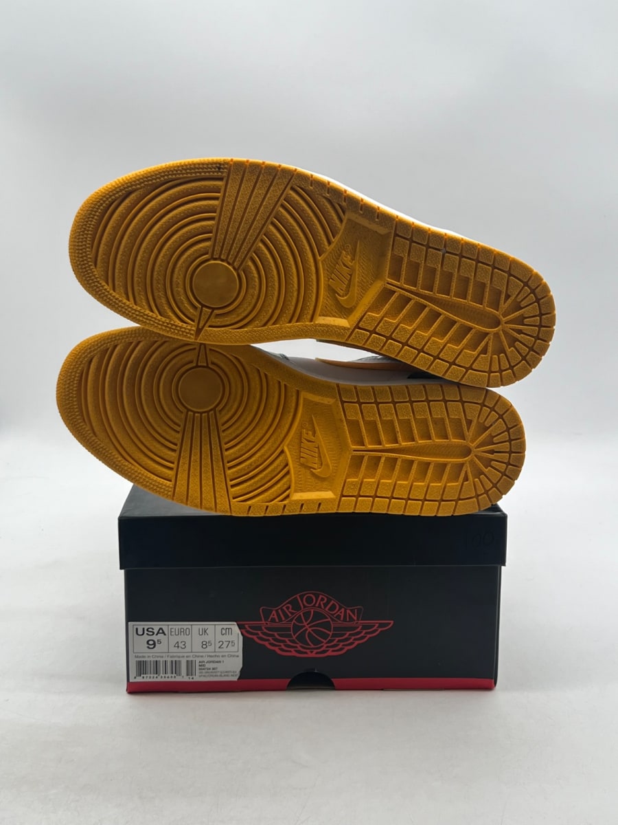 Jordan 1 Mid Retro Sonics 9.5 (Moderately Worn Pre-Owned) - Image 8