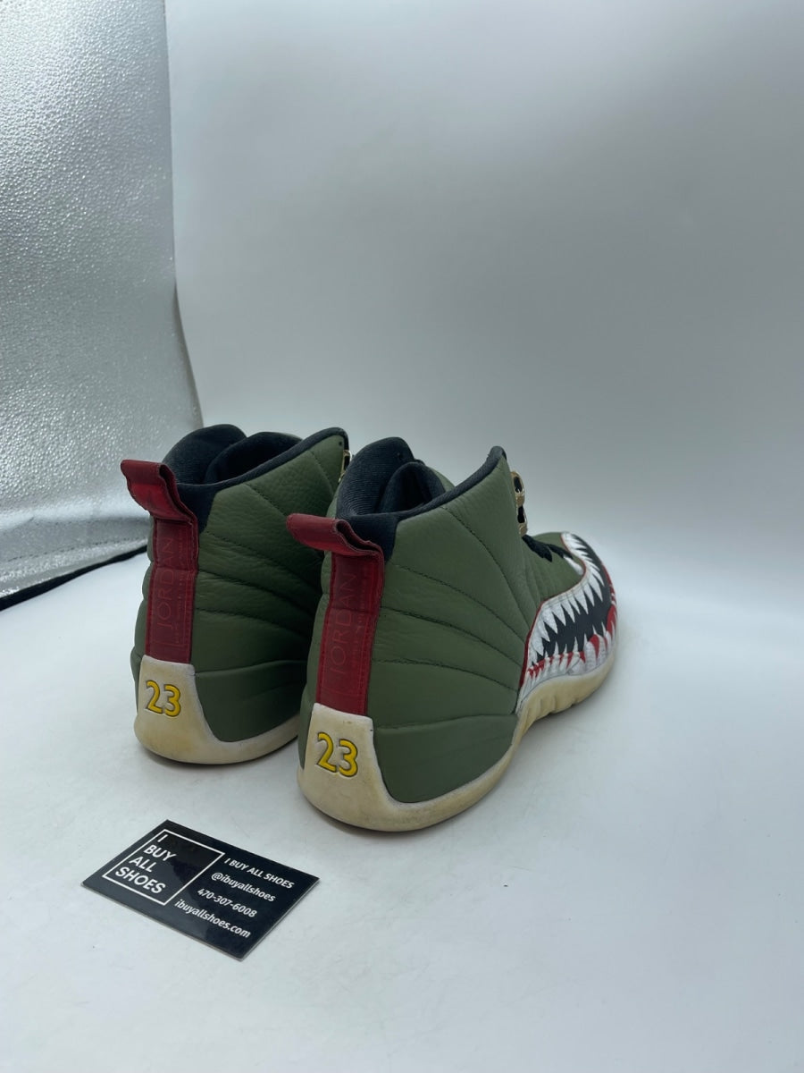 Jordan 12 Retro Stealth 12 (Heavily Worn Pre-Owned) - Image 5