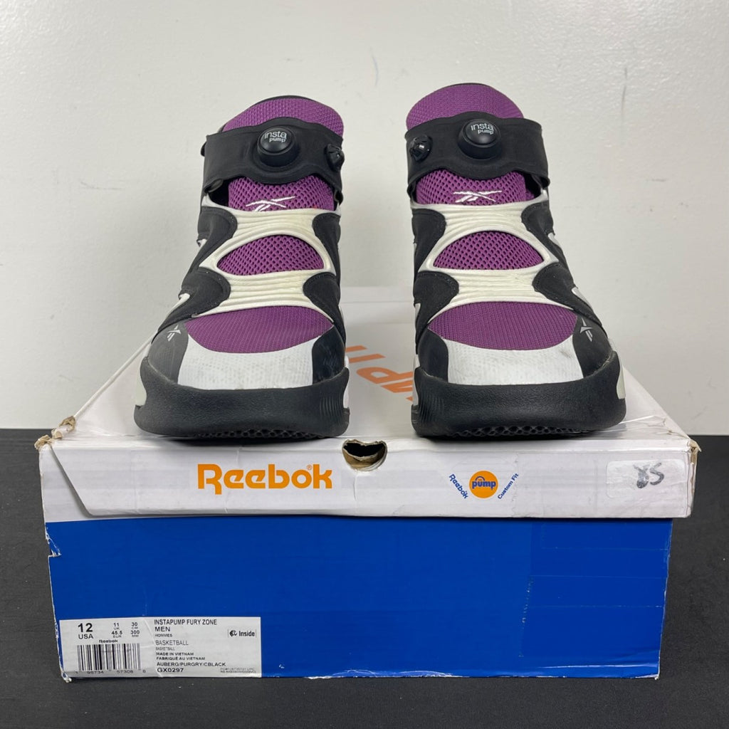 Reebok Instapump Fury Zone Aubergine 12 (Moderately Worn Pre-Owned)ReebokAubergine/Pure Grey 1/Core Black - Image 2