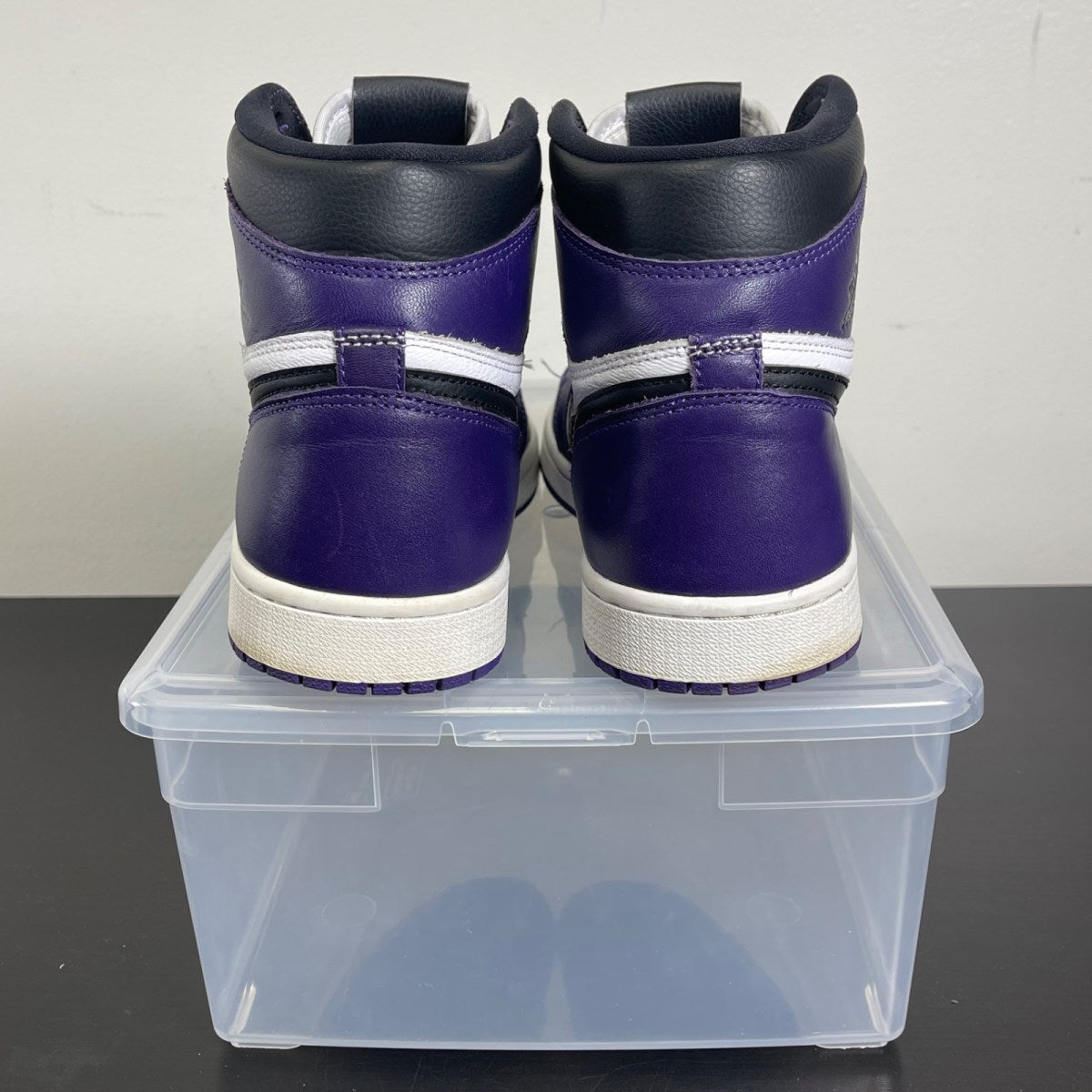 Jordan 1 Retro High Court Purple White 10.5 (Moderately Worn Pre-Owned)JordanCourt Purple/White-Black - Image 4