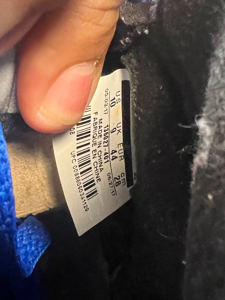 Jordan 5 Retro Blue Suede 10 (Heavily Worn Pre-Owned) - Image 7