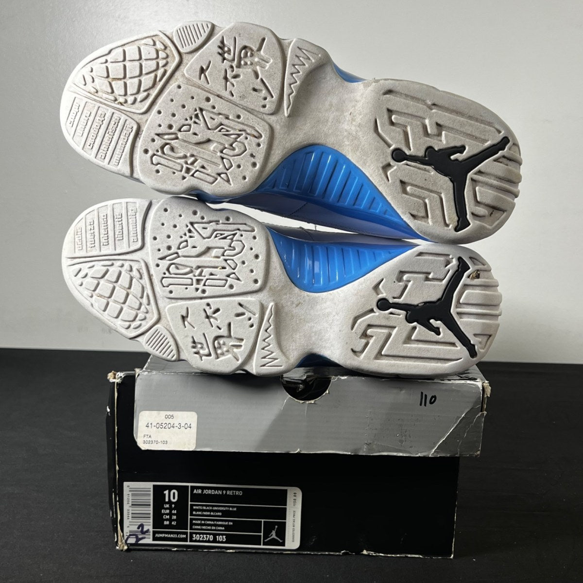 Jordan 9 Retro Powder (2010) (Size 10) - aux