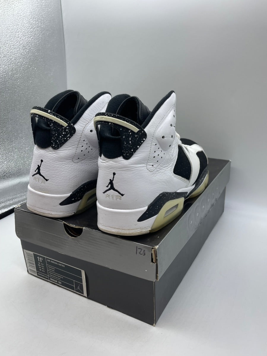 Jordan 6 Retro Oreo 11.5 (Moderately Worn Pre-Owned)JordanWhite/Black-Speckle - Image 5