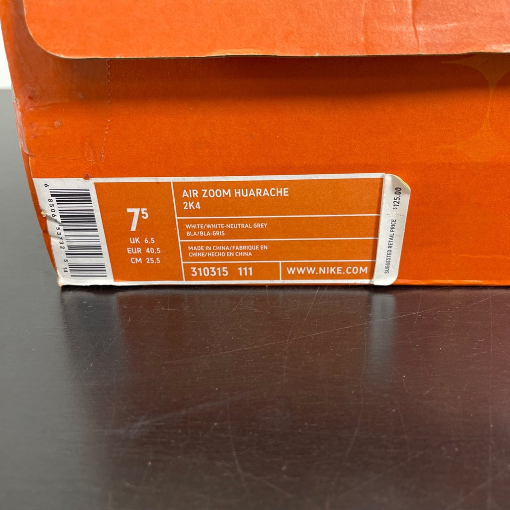 Nike Air Zoom Huarache 2K4 'White' 7.5 (Moderately Worn Pre-Owned)Nike - Image 7