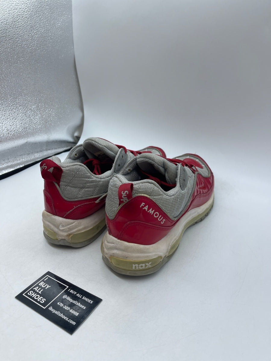Nike Air Max 98 Supreme Varsity Red 11.5 (Heavily Worn Pre-Owned) - Image 5