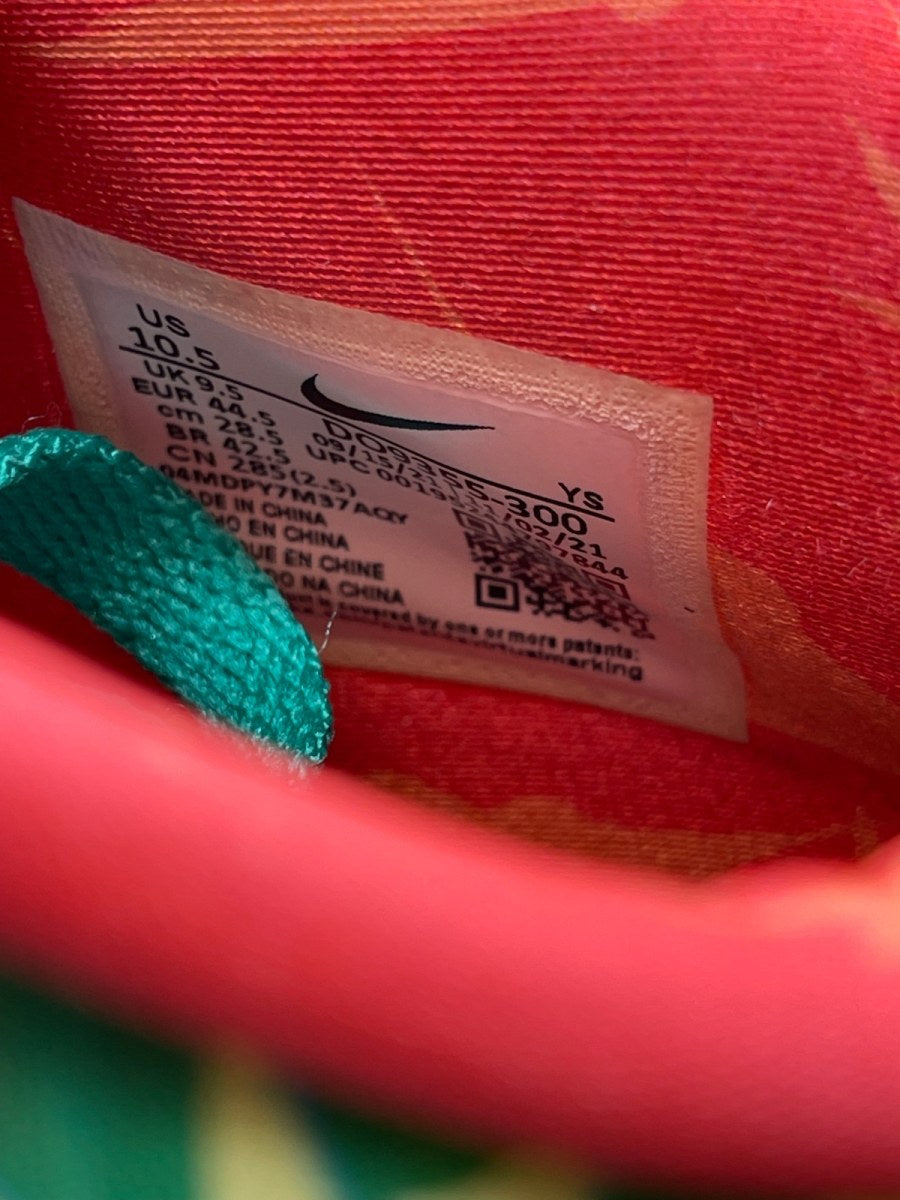 Nike LeBron 9 Low LeBronald Palmer (2022) 10.5 (Moderately Worn Pre-Owned)NikeWhite Lime/Bright Mango-New Green - Image 7