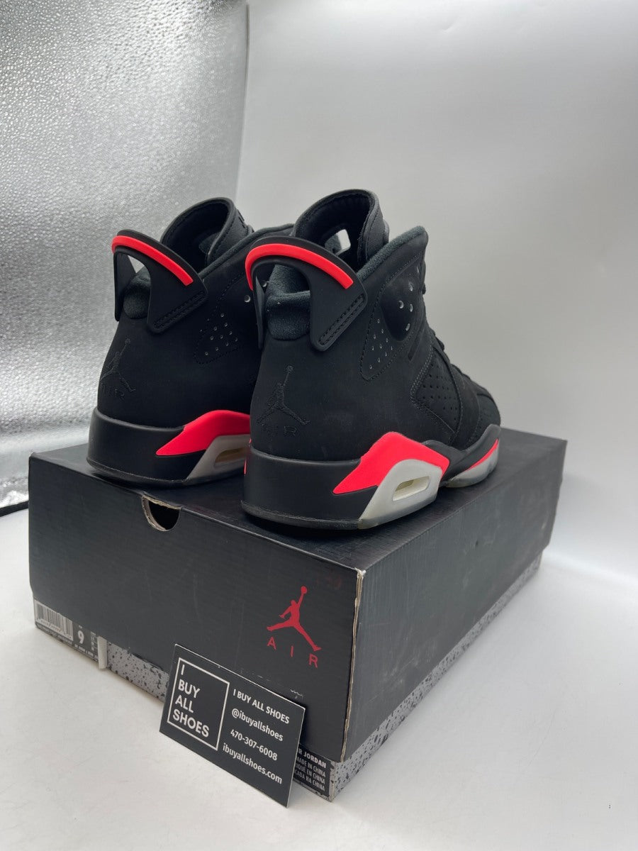 Jordan 6 Retro Infrared Black (2014) 9 (Moderately Worn Pre-Owned) - Image 5