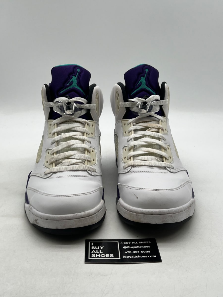 Jordan 5 Retro Grape (2013) 13 (Moderately Worn Pre-Owned) - Image 2