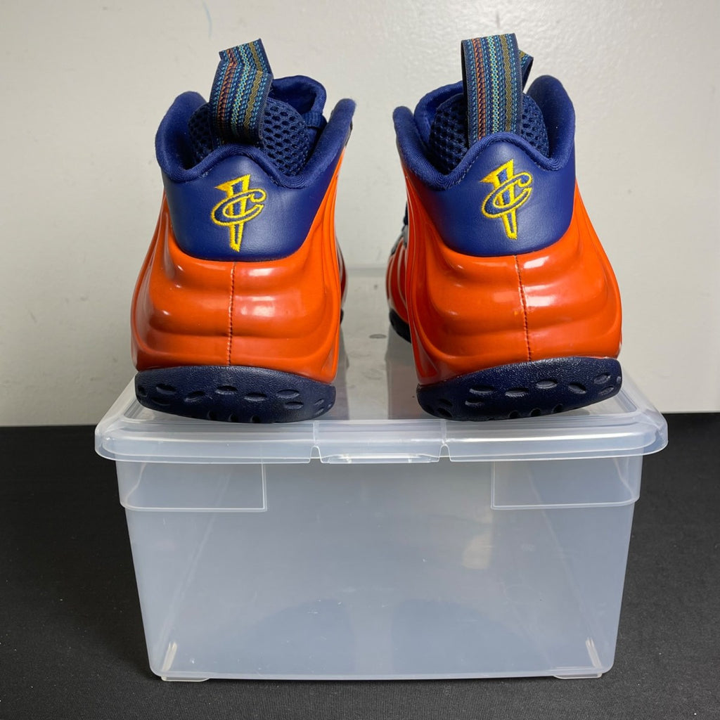 Nike Air Foamposite One Blue Void Rugged Orange (Size 10) - Image 4