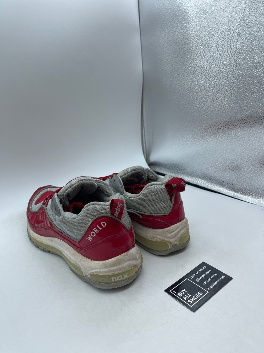 Nike Air Max 98 Supreme Varsity Red 11.5 (Heavily Worn Pre-Owned) - Image 4