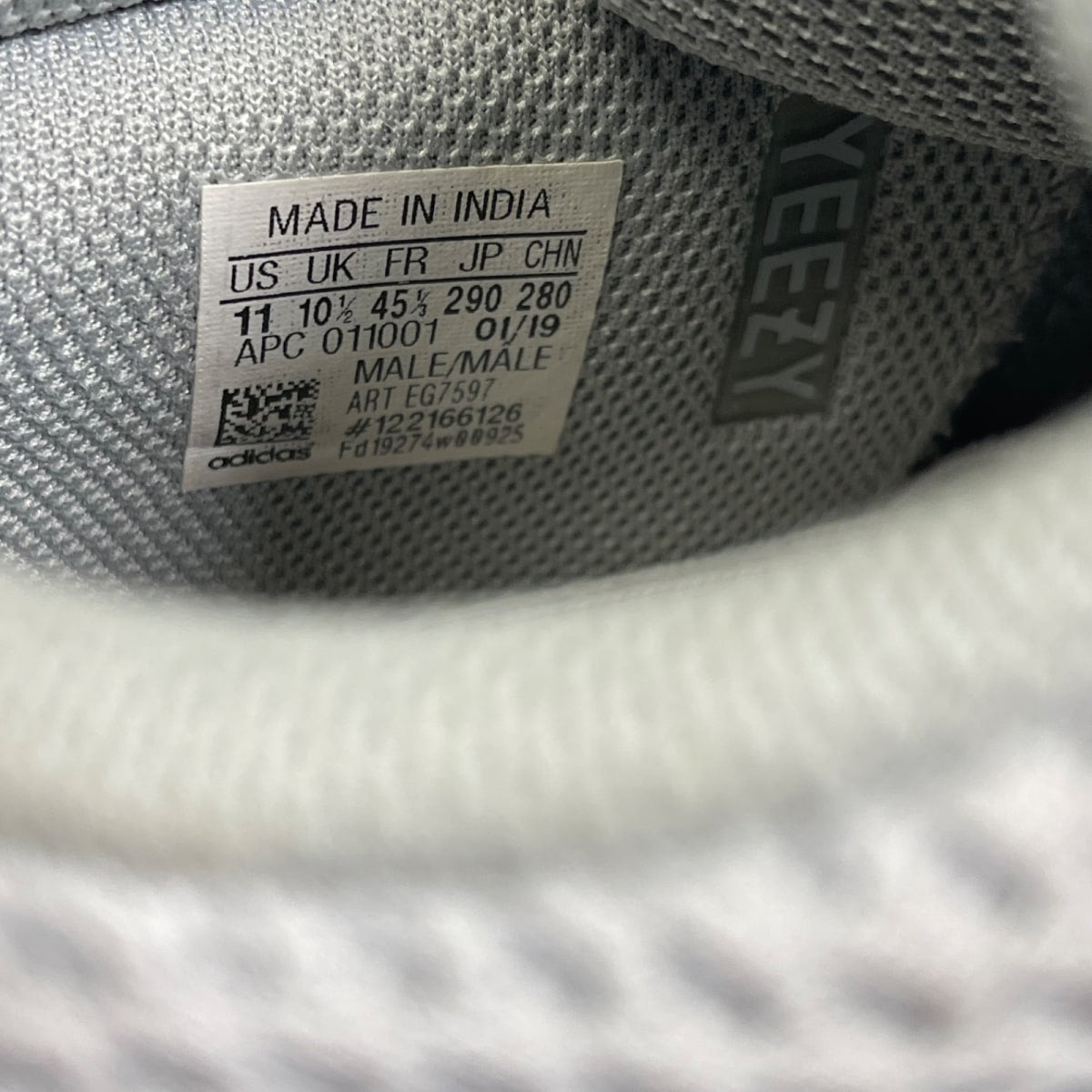 adidas Yeezy Boost 700 Inertia 11 (Moderately Worn Pre-Owned)adidasGrey/Grey/Inertia - Image 6