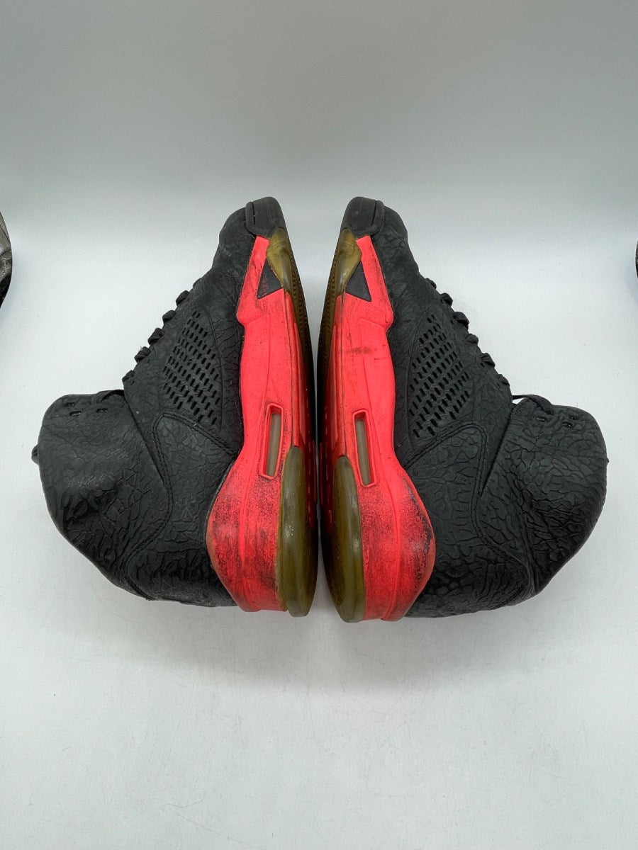 Jordan 5 Retro 3Lab5 Infrared 10.5 (Moderately Worn Pre-Owned)JordanBlack/Infrared - Image 6