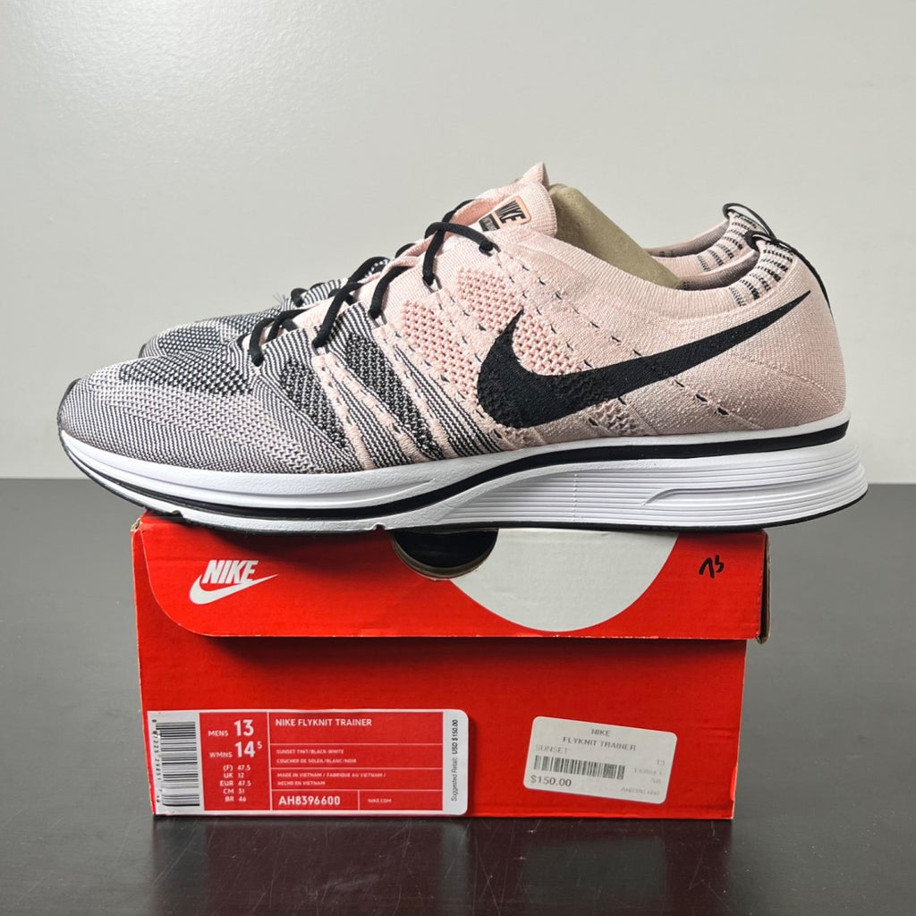 Nike Flyknit Trainer Sunset Tint 13 (Lightly Worn Pre-Owned)NikeSunset Tint/Black-White - Image 3