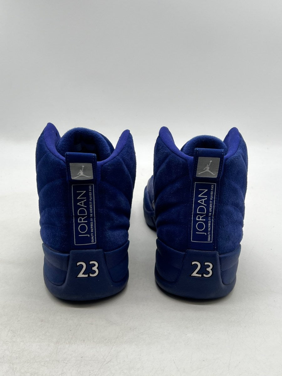 Jordan 12 Retro Deep Royal Blue 13 (Lightly Worn Pre-Owned)JordanDeep Royal Blue/White-Metallic Silver - Image 5