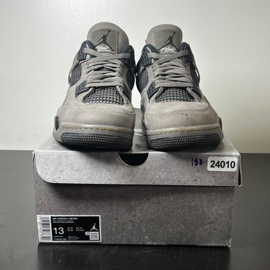 Jordan 4 Retro Cave Stone 13 (Moderately Worn Pre-Owned)JordanCave Stone/Black/Moon Particle - Image 2