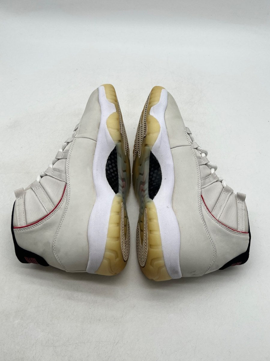 Jordan 11 Retro Platinum Tint 10.5 (Moderately Worn Pre-Owned)JordanPlatinum Tint/Sail-University Red-Black - Image 8