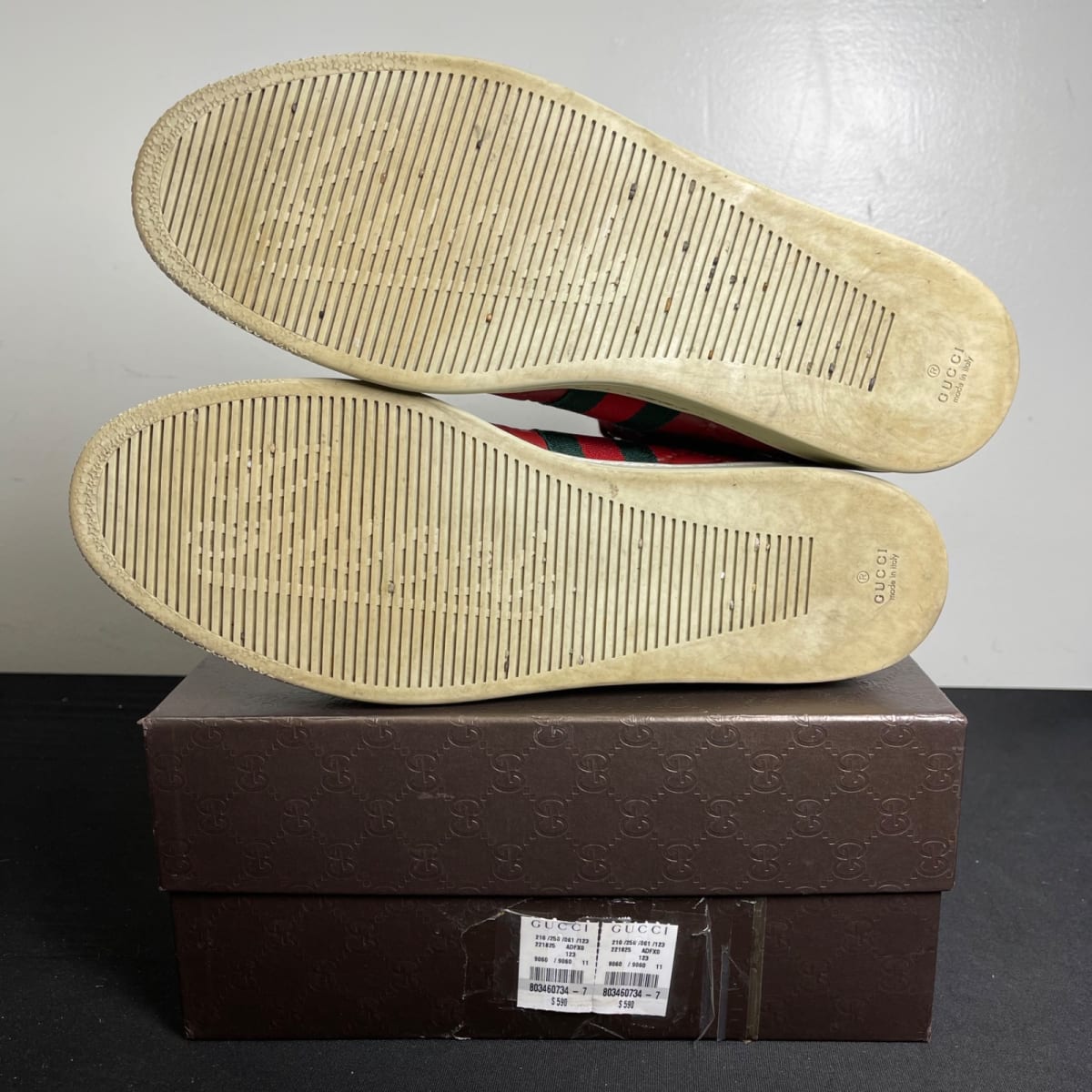 Gucci GG High Top 'Web Stripe' (Size 11) - aux