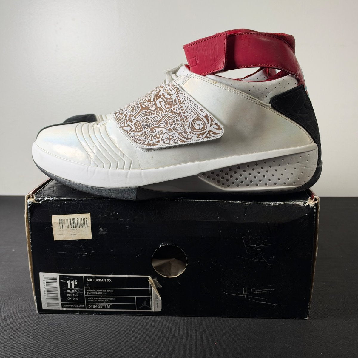Jordan 20 OG White Laser (Size 11.5) - aux